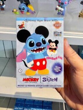 NWT Disney Mickey and Friends Stitch Mystery Figurines Blind Box